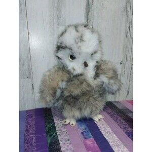 Steiff Baby Owl Owlet 9” Plush With Button